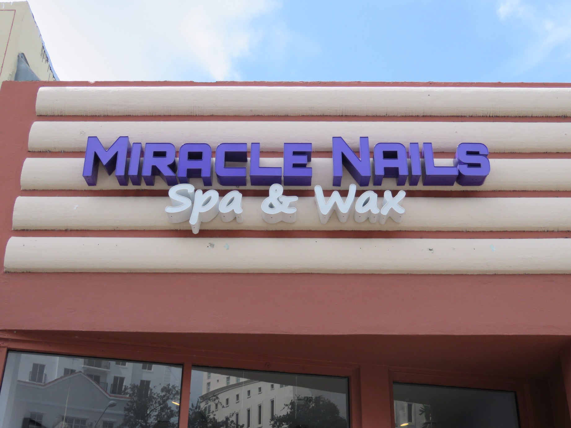 Miracle Nails Spa and Wax Forever Signs INC