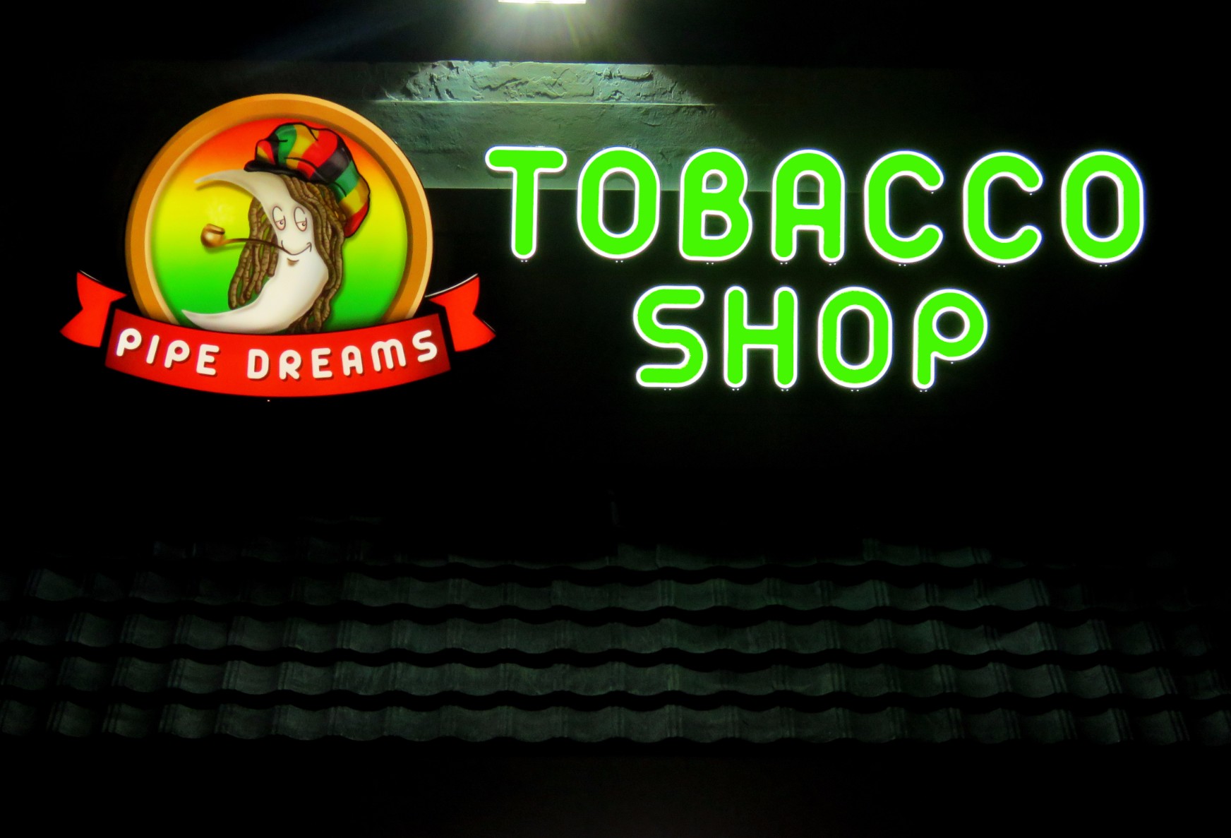 Pipe Dreams Tobacco Shop Night Time Forever Signs INC